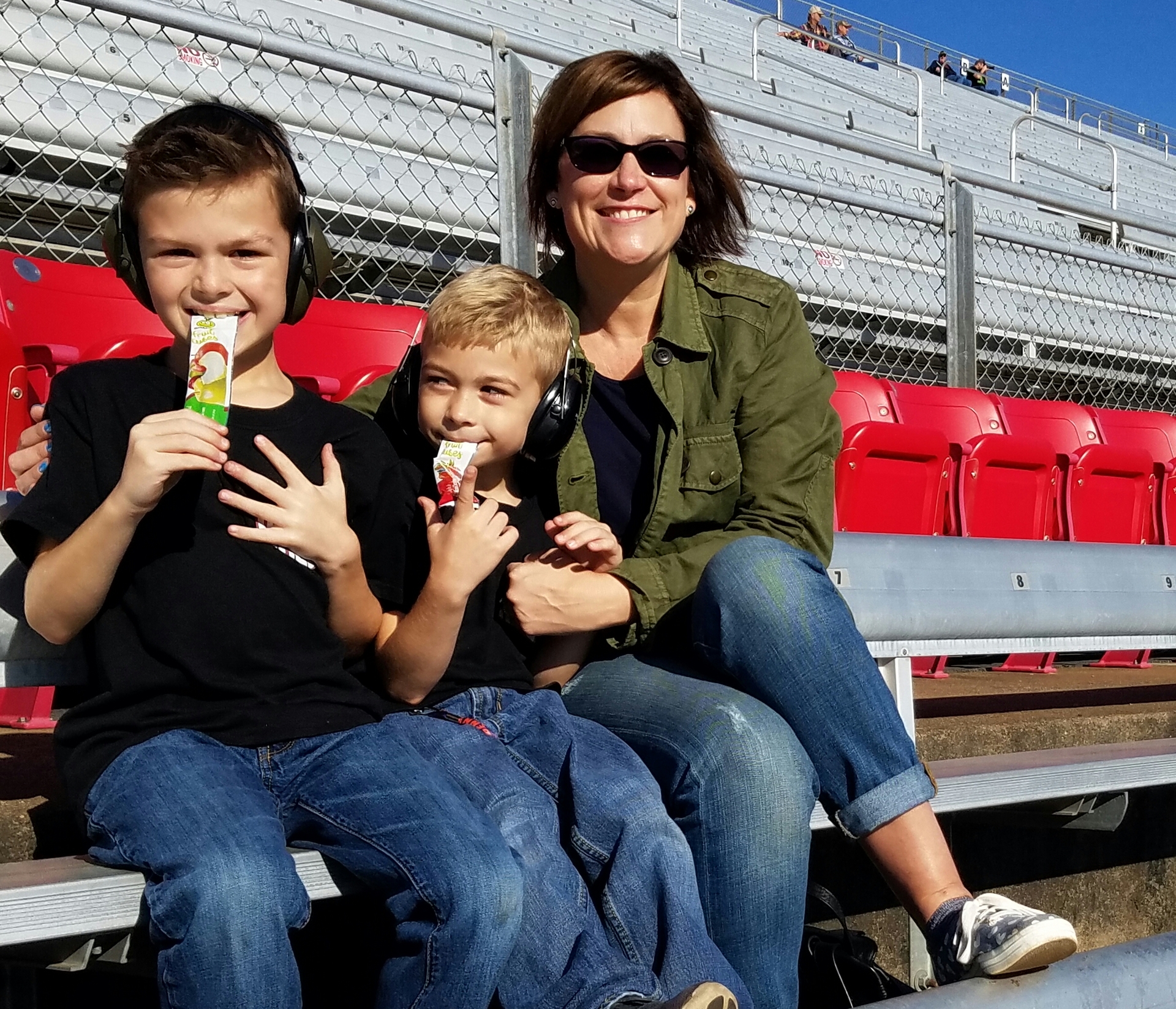 Parents and kids enjoying Buddy Fruits example photo