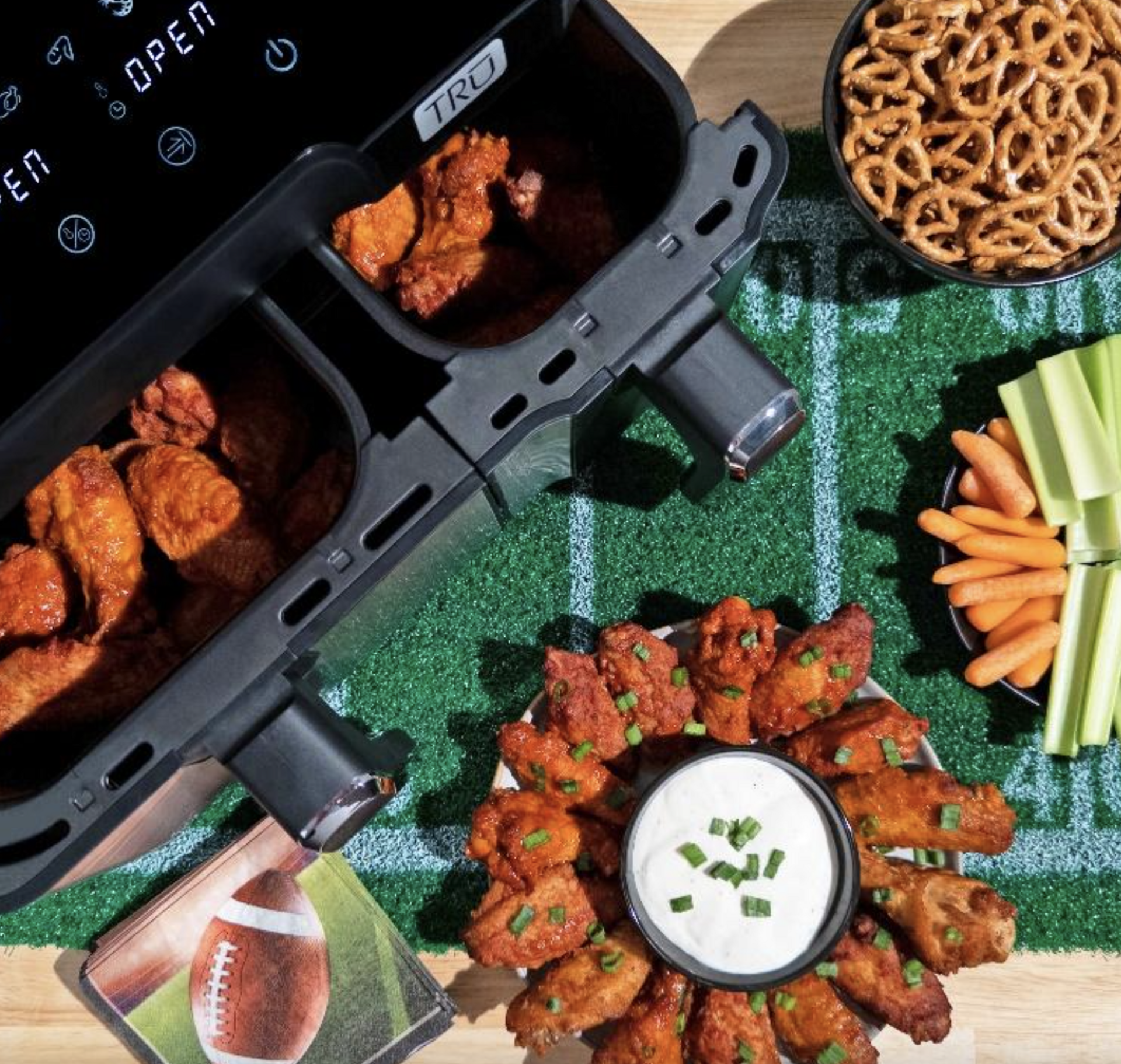 TRU Dual Drawer Air Fryer example photo