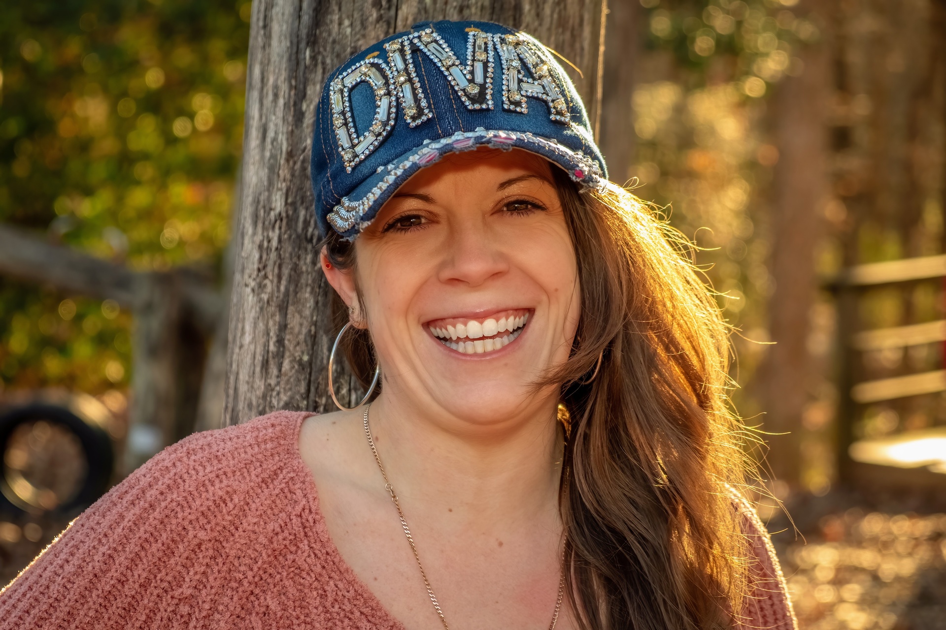 Popfizzy Women’s Bling Denim Baseball Caps example photo