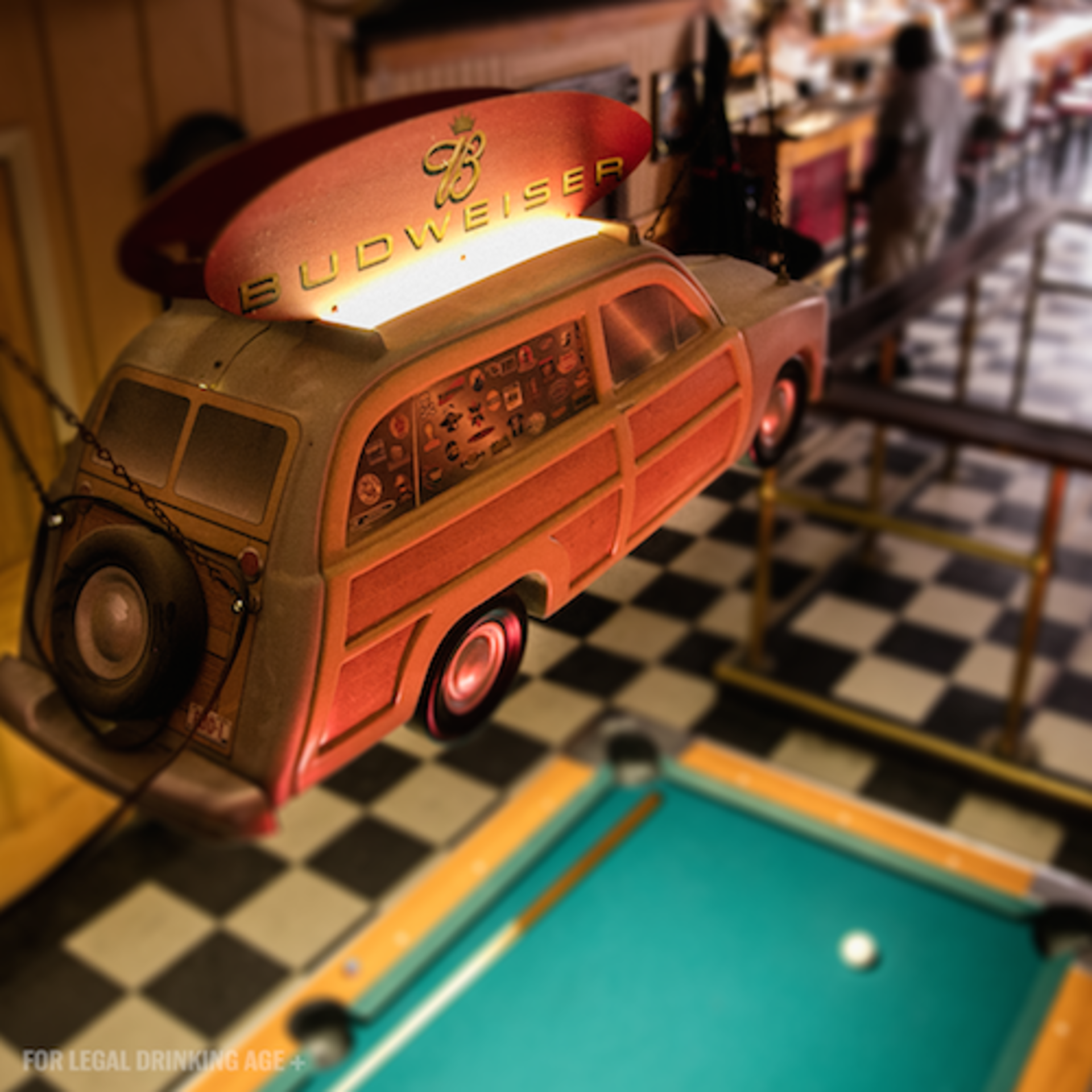 Budweiser in Bars example photo